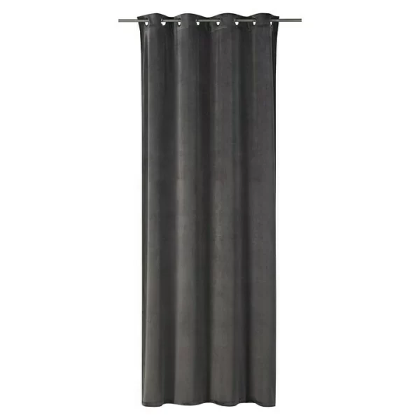 BAUHAUS Elbersdrucke Verdunkelungsvorhang Odeon 140 X 255 Cm, 100 % Polyester, Grau 1
