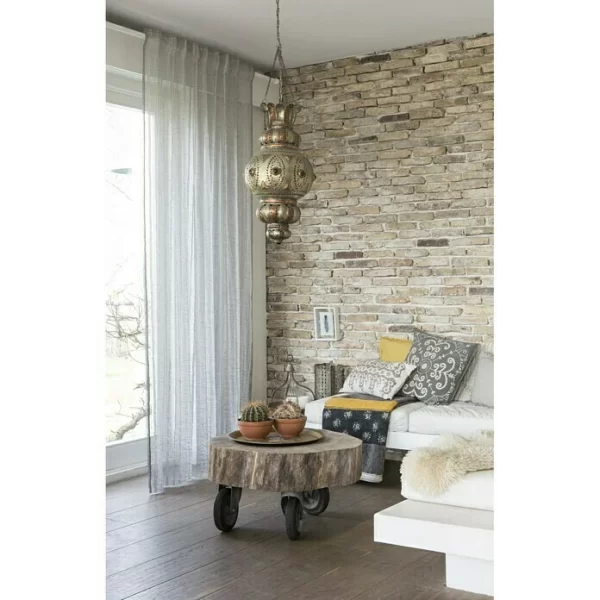 BAUHAUS Rasch Home Schlaufenschal Crincle 140 X 255 Cm, 50 % Polyester, 50 % Leinen, Grau 3